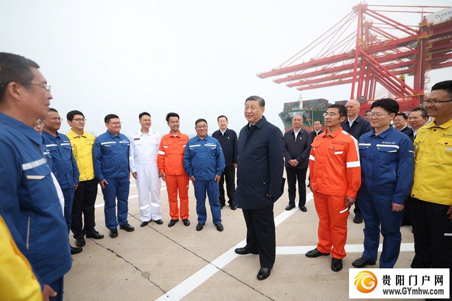 习近平在山东日照市考察调研(图3) 习近平在山东日照市考察调研(图3)