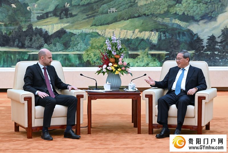 李强会见法国外长巴罗(图1)